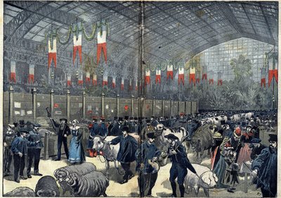 O concurso geral agrícola de Paris - 14 de Março de Unknown artist