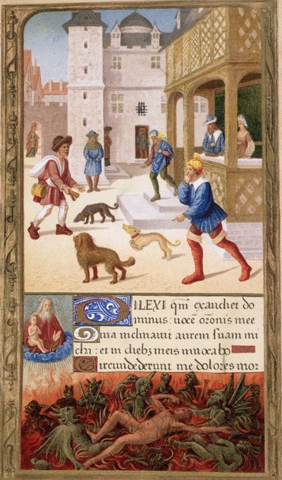 A peste, França Século XVI de Unknown artist