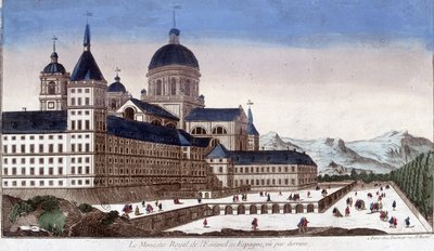 O mosteiro real do escurial (Escorial) em Espanha, visto por trás. de Unknown artist