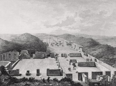 Banhos Térmicos dos Antigos Ossos, Itália Século XIX. de Unknown artist