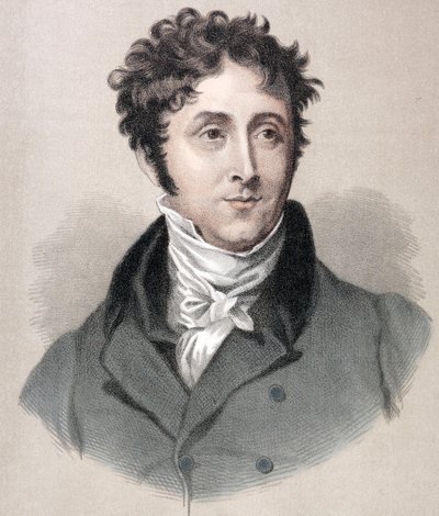 Thomas Campbell (1777-1844), poeta escocês de Unknown artist
