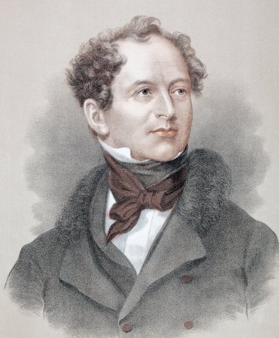Thomas Moore (ou Thomas More) (1779-1852), poeta irlandês. de Unknown artist