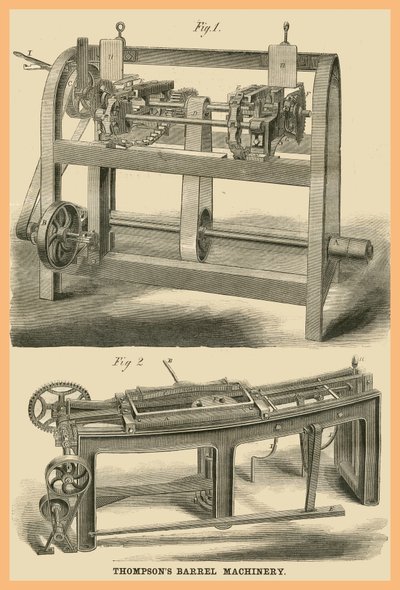 Thompsons Fassmaschine von Unknown Artist