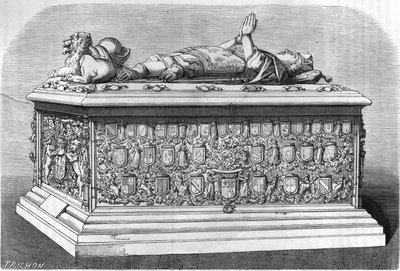 Túmulo de Carlos, o Duque Temerário de Borgonha (1433-1477). de Unknown artist