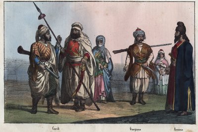 Fatos curdos tradicionais - Georgiano - Arménio - de Unknown artist