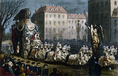 Transporte das cinzas de Napoleão I (1769-1821), para Courbevoie (Hauts-de-Seine), 15 de dezembro de Unknown artist