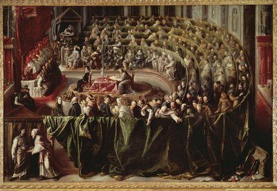 Julgamento de Galileu Galilei perante a Inquisição de Unknown artist