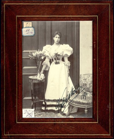 Victoria Melita de Saxe Cobourg-Gotha - Princesa Victoria Melita de Saxe-Coburg e Gotha (1876-1936), Anónima. Fotografia de Gelatina Prata de Unknown artist