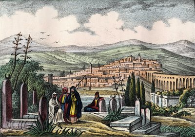 Vista de Medeah, antiga fortaleza romana da Argélia. Em "Storia d
