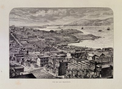 Vista de São Francisco no século XIX de Unknown artist