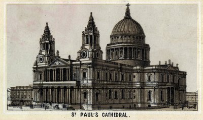 Vista da Catedral de St. Paul