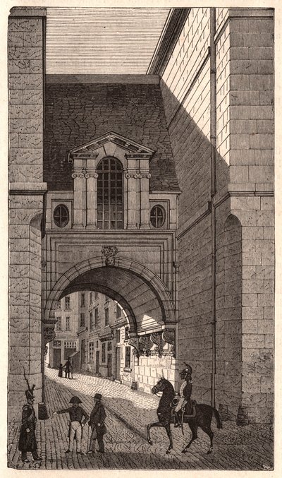 Vista, de, um, renascimento, predios, de, a, período, de, Henry, ii, em, rua nazaré, em, paris, frança de Unknown
