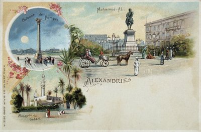 Vistas de Alexandria - cartão postal, final do século XIX de Unknown artist