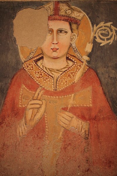 Afrescos de parede em San Zeno Maggiore. Verona de Unknown artist