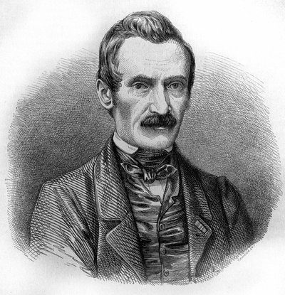 retrato de Alexandre Calame.Swiss pintor e gravador (Vevey de Unknown artist