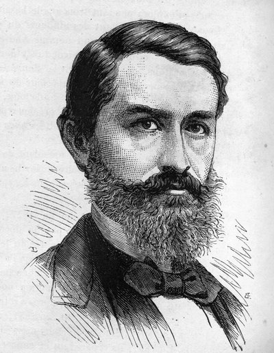 retrato de Henri Duveyrier orientalista, viajante e geógrafo francês de Unknown artist