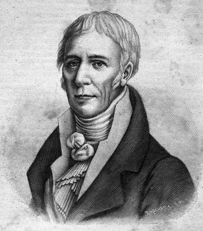 retrato de Jean Baptiste Lamarck (1744-1829). - em "Les Contemporains", n.d. final do século XIX. de Unknown artist