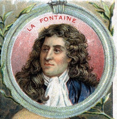 retrato de Jean de La Fontaine. Escritor francês (1621 1695). de Unknown artist
