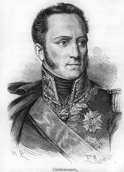 retrato de Le Marquis de Caulaincourt (1773-1827), Duque de Vicenza, general francês e diplomata. de Unknown artist