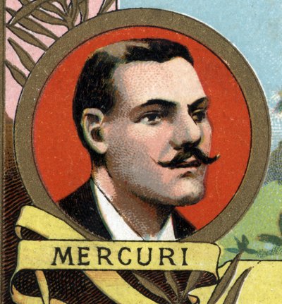 retrato de Toussaint MERCURI, segundo da missão Behagle em 1893. de Unknown artist