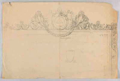 Design para a crista nas costas de um treinador de Unknown, Italian