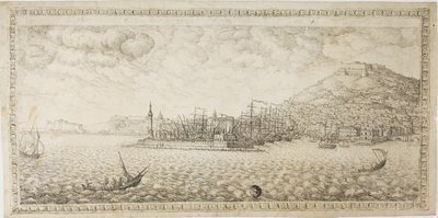 Porto de Nápoles de Unknown Italian