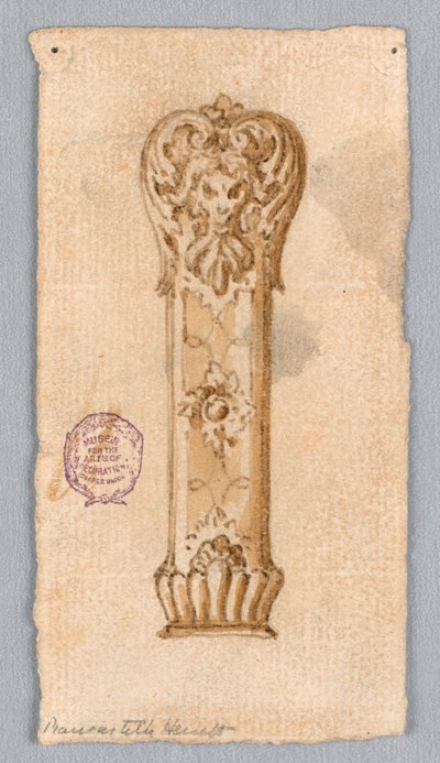 Desenho, Desenho de uma pega, século XVII-XIX de Unknown artistUnknown artist