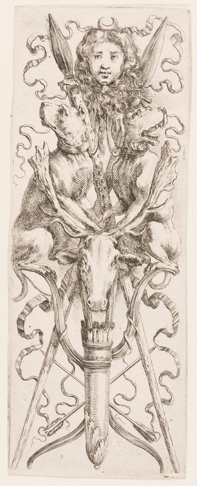 Gravura, Ornamentos ou Grotescos (Ornamento Grotesco), ca. 1653 de Unknown artistUnknown artist