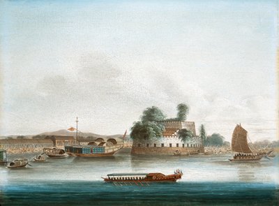 Um Forte no Rio Cantão de Unknown artist