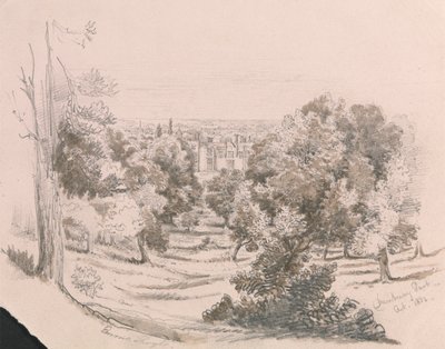 Uma Vista do Parque Danbury de Unknown artist