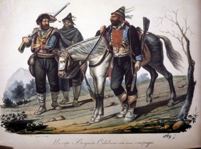 Um bando de assaltantes da Calábria (Itália). de Unknown artist