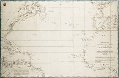 Uma carta geral do Oceano Atlântico a norte do Equador de Unknown artist
