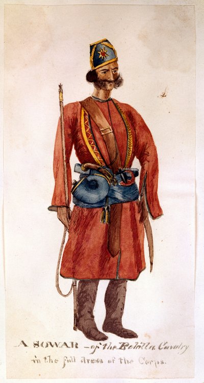 Um semeador da Cavalaria Rohilla de Unknown artist