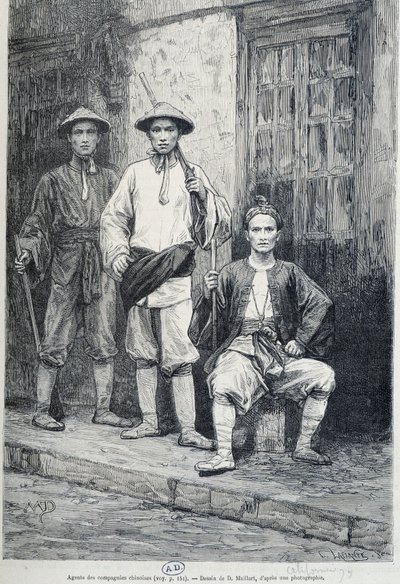 Agentes de empresas chinesas na Califórnia de Unknown artist