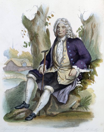 Alain Rene Lesage (Alain-Rene Le Sage) (1668-1747) - em Ed. Mennechet, "Le Plutarque francais de Unknown artist