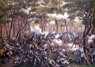 Guerra da Secessão Americana ou Guerra Civil (1861 - 1865): Batalha de Wilderness ou Todd