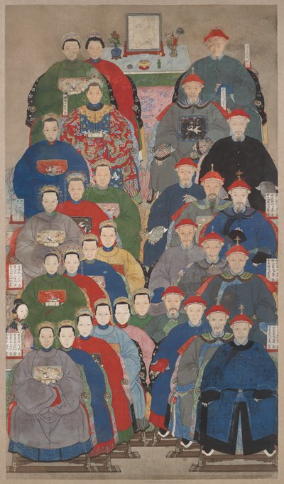 Retrato do Grupo Ancestral de Unknown artist