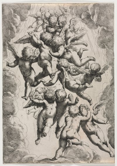 Anjos em glória de Unknown artist