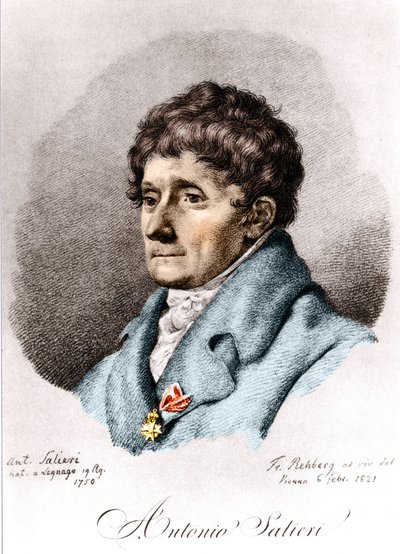 Antonio Salieri, compositor e maestro italiano (Legnago de Unknown artist