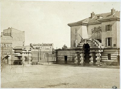 Barrière du Maine - em "Les barriers de Paris" de Gouviot de Unknown artist
