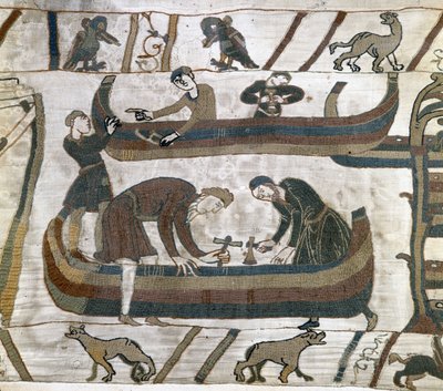 Tapeçaria Bayeux, conhecida como Bordado da Rainha Mathilde de Unknown artist