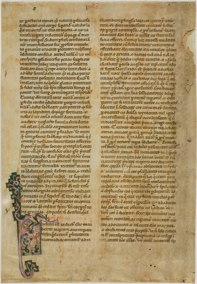Bifolia de uma Vita Sanctorum, ou Vidas dos Santos de Unknown artist