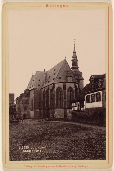 Budingen. Igreja da cidade. de Unknown artist