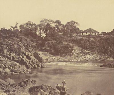 Bungalow em Marble Rocks. Nerbudda de Unknown artist