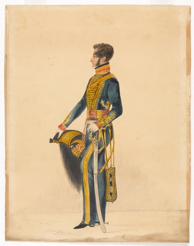 Capitão William Brett, Artilharia Bombay Horse de Unknown artist