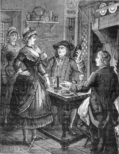 Cartucho, rei dos bandidos. Jeanneton e Vénus. Gravura de Jules de Grandpré. Romance popular do final do século XIX. de Unknown artist