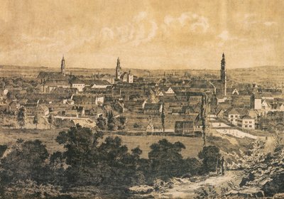 Cidade de Erlangen, Baviera, Alemanha de Unknown artist
