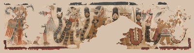 Pano com Procissão de Figuras de Unknown artist
