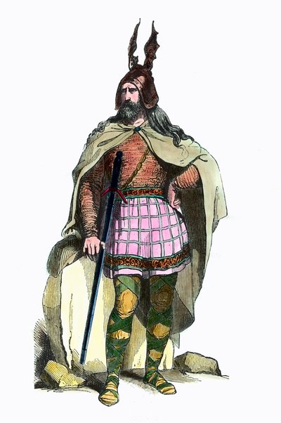 Traje de um cozinheiro gaulês sob o domínio romano de Unknown artist
