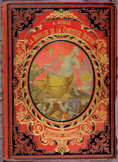 Capa do livro "La Bouille de la comtesse Berthe", de Alexandre Dumas, coleção Hetzel. de Unknown artist